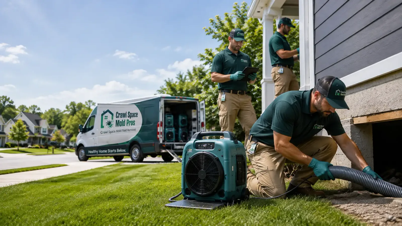 Crawl Space Mold Removal in Mayville, ND